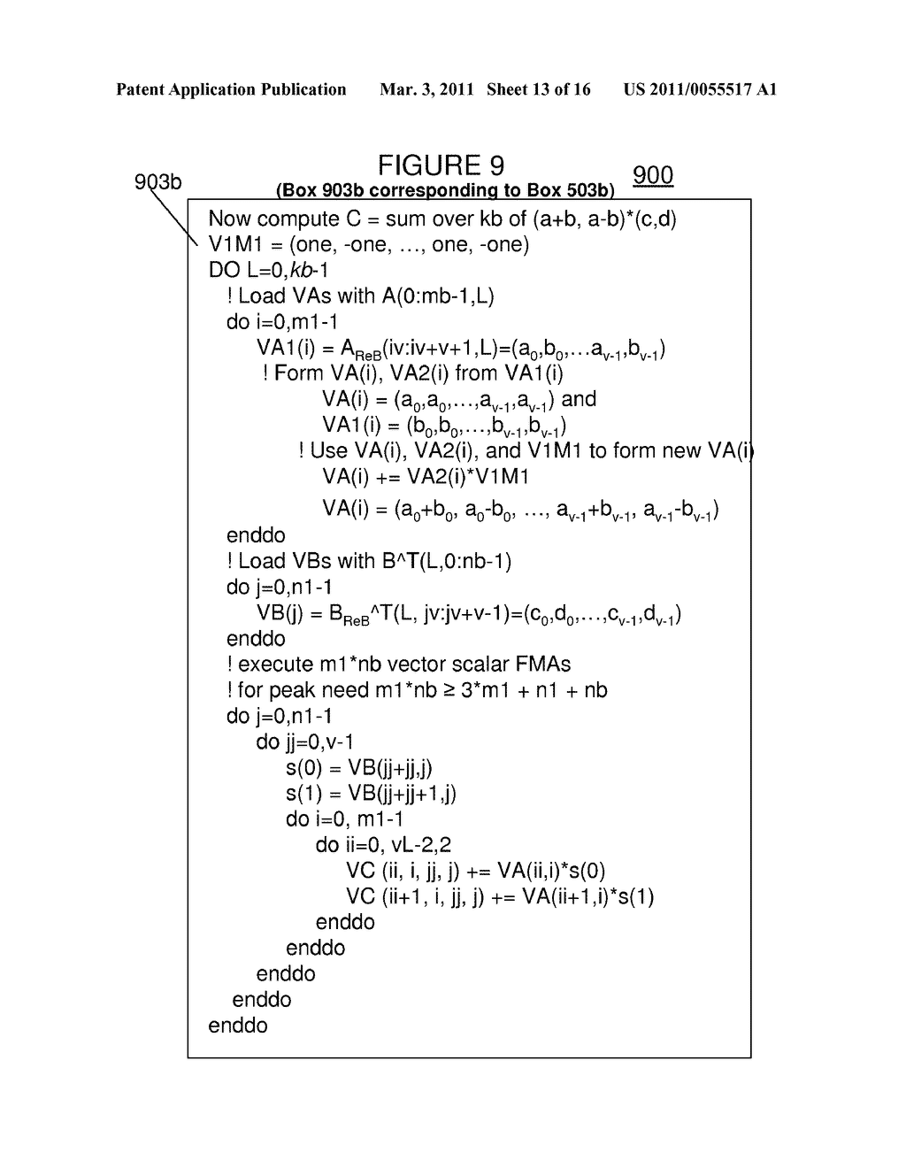 METHOD AND STRUCTURE OF USING SIMD VECTOR ARCHITECTURES TO IMPLEMENT MATRIX MULTIPLICATION - diagram, schematic, and image 14