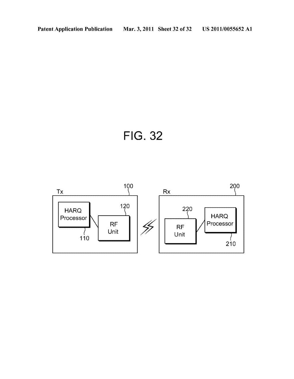 METHOD FOR CONDUCTING HARQ WITH A WIRELESS COMMUNICATIONS SYSTEM - diagram, schematic, and image 33