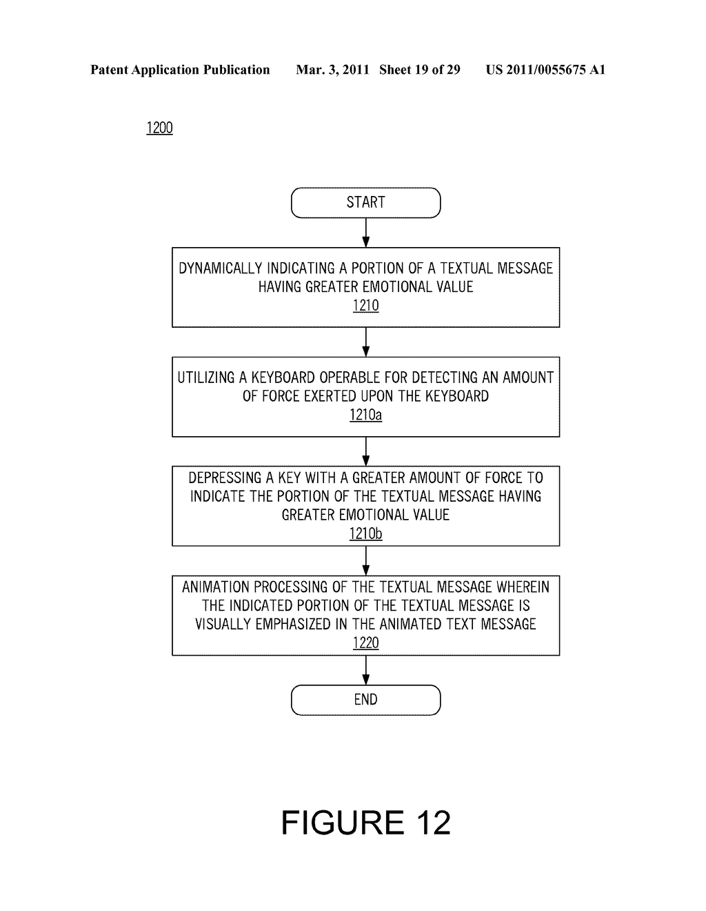 METHOD FOR EXPRESSING EMOTION IN A TEXT MESSAGE - diagram, schematic, and image 20