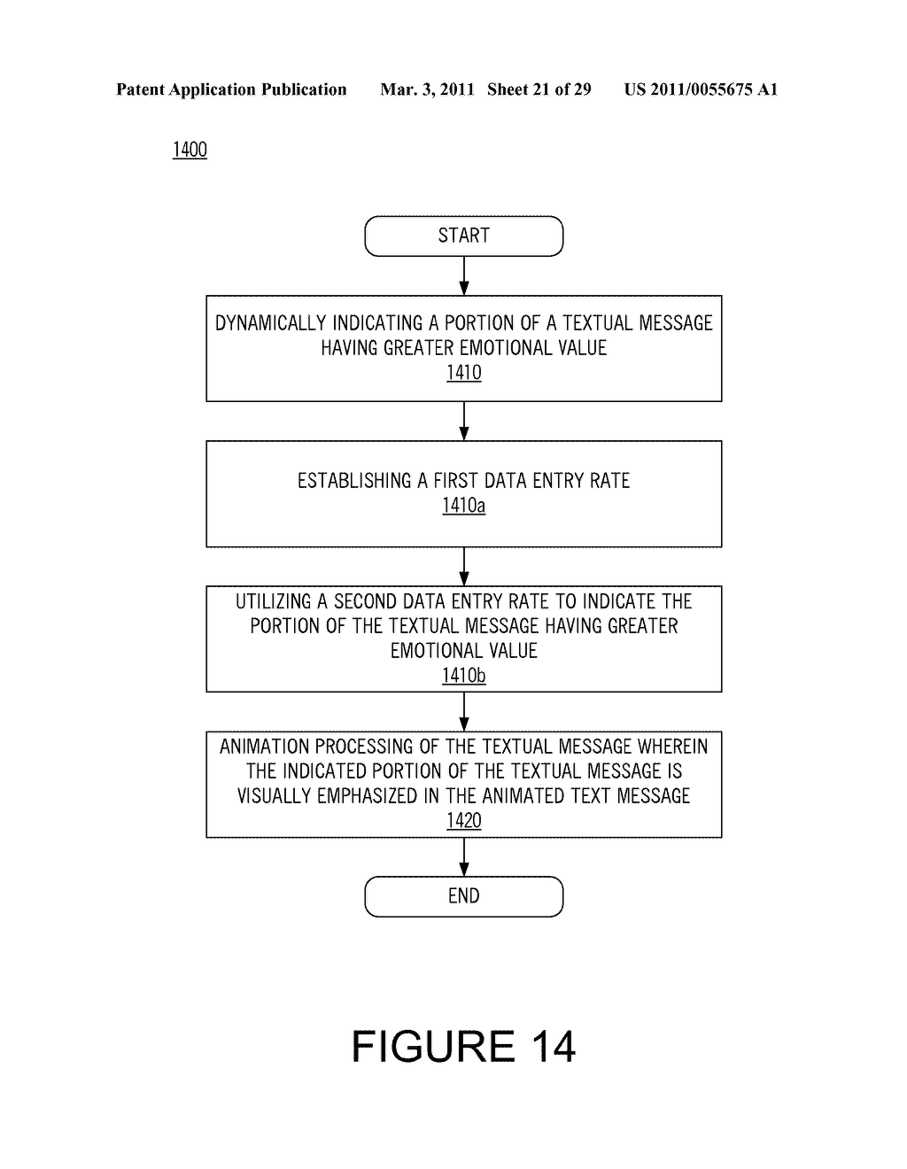 METHOD FOR EXPRESSING EMOTION IN A TEXT MESSAGE - diagram, schematic, and image 22