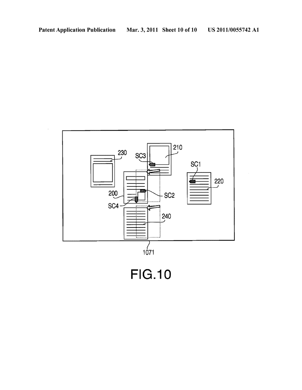 CONTEXT ARRANGEMENT METHOD, CONTEXT ARRANGEMENT PROGRAM AND INFORMATION DISPLAY DEVICE - diagram, schematic, and image 11