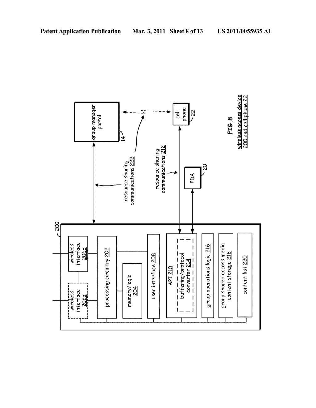 SYSTEM FOR GROUP ACCESS TO SHARED MEDIA, RESOURCES, AND SERVICES - diagram, schematic, and image 09