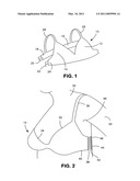 Woman s garment with side closure devices diagram and image