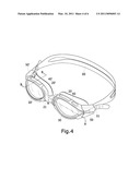 STRUCTURE OF SWIMMING GOGGLES diagram and image