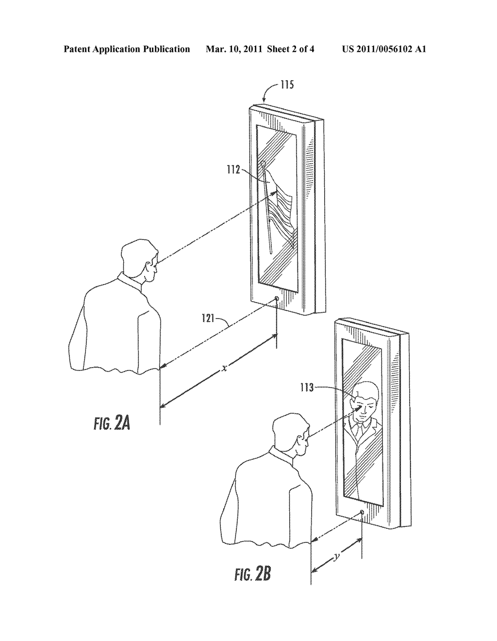 FRAME ASSEMBLY FOR DISPLAYING INDICIA AND REFLECTING AN IMAGE - diagram, schematic, and image 03