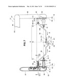 HANDLE LOCK STRUCTURE FOR WORKING MACHINE diagram and image