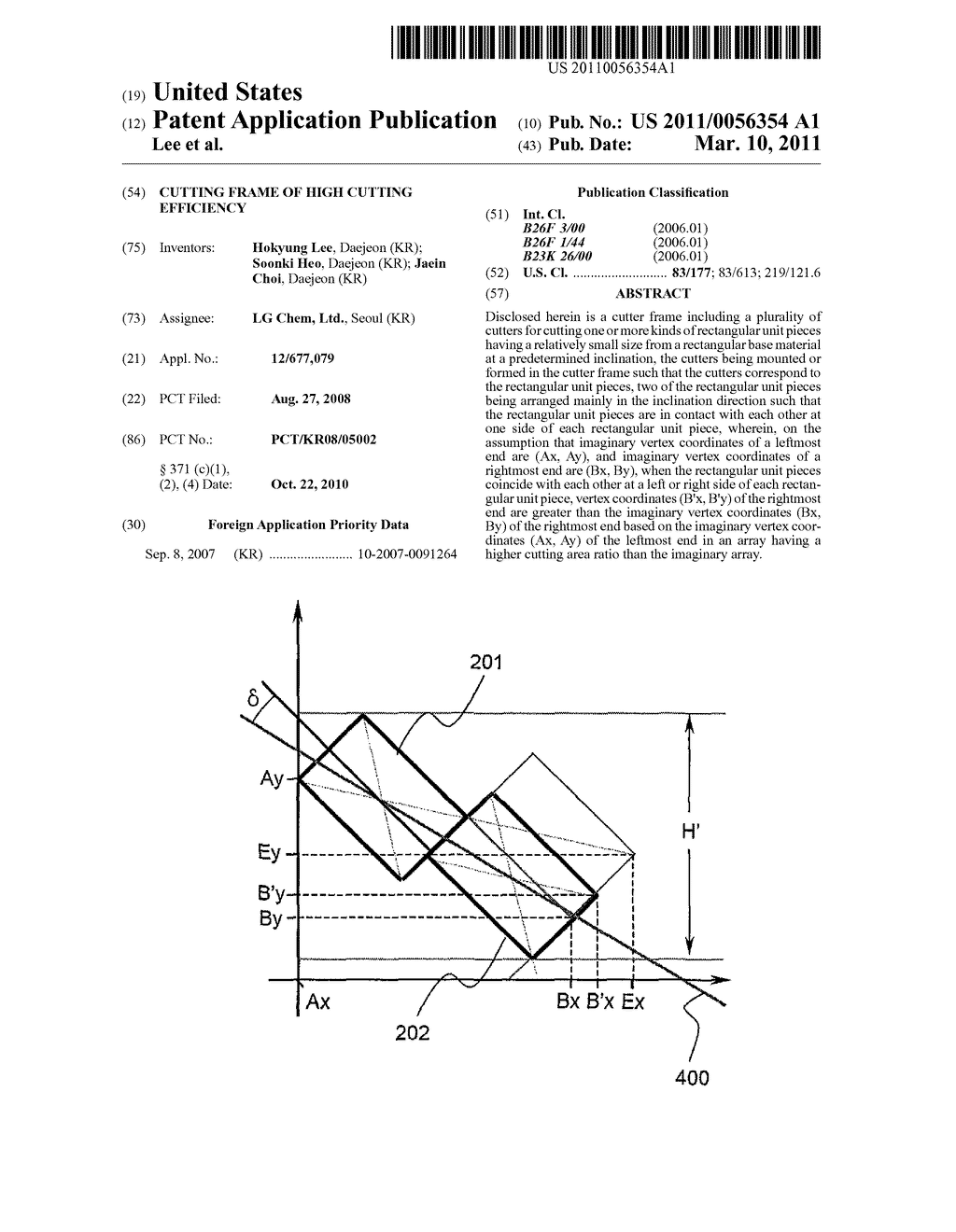 CUTTING FRAME OF HIGH CUTTING EFFICIENCY - diagram, schematic, and image 01