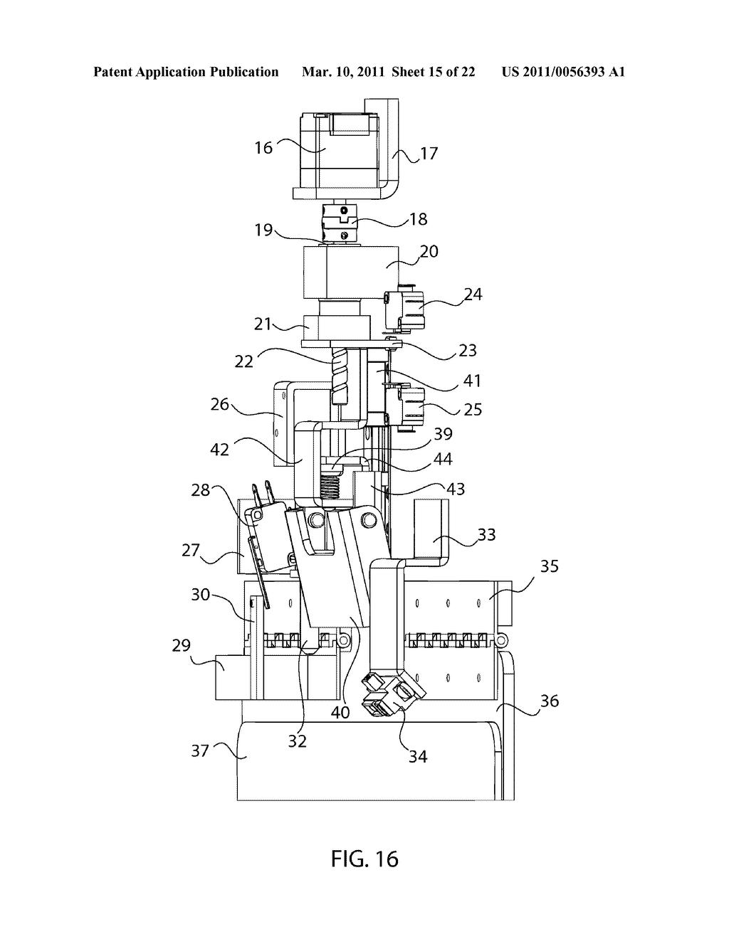 Waste Compaction and Lift Gate Mechanism - diagram, schematic, and image 16