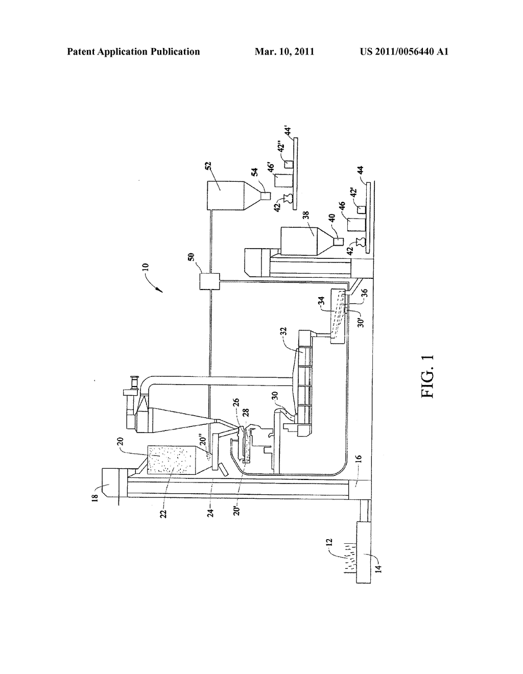 Method of producing clumping animal litter composition and the composition - diagram, schematic, and image 02