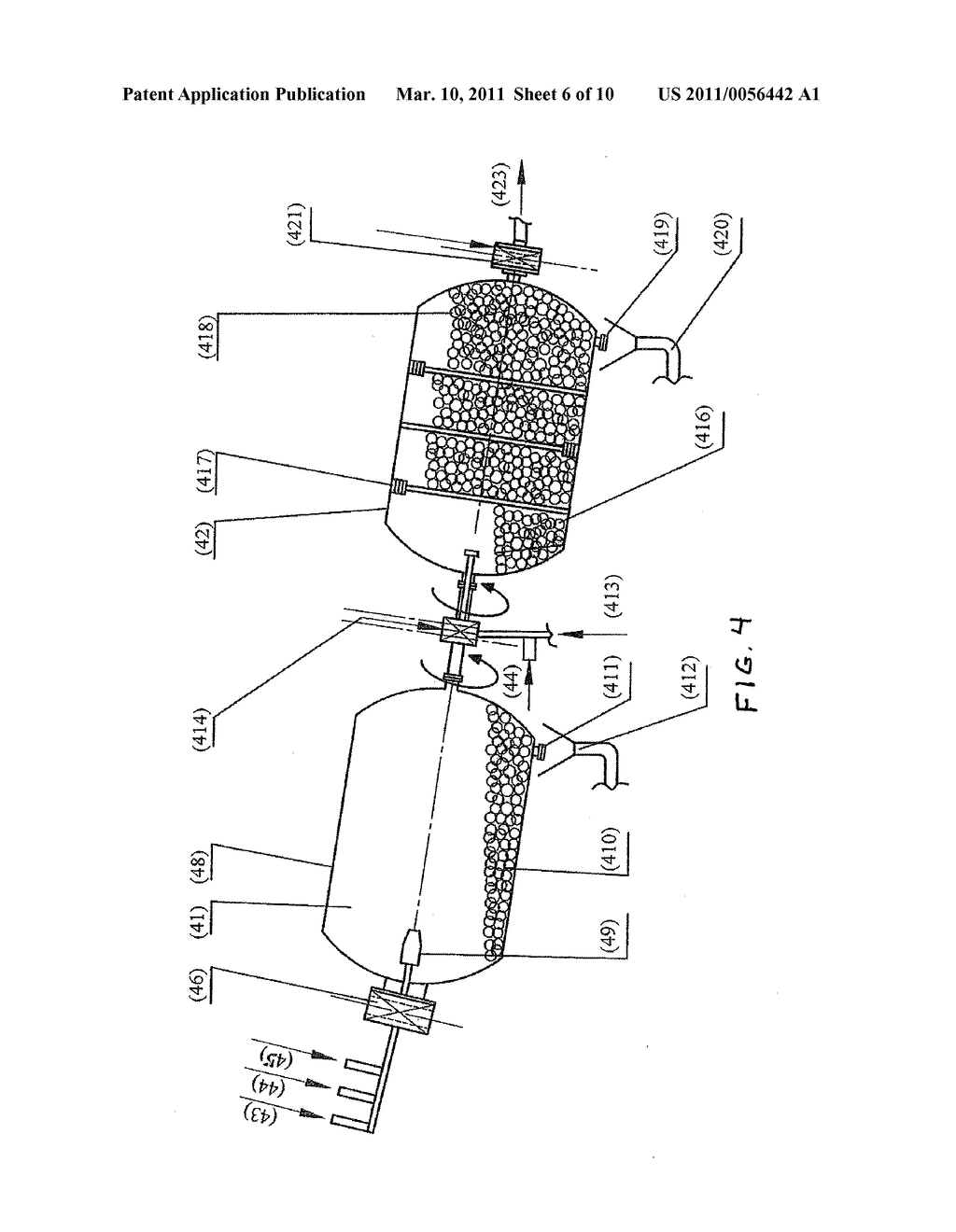 REACTION CHAMBER FOR A DIRECT CONTACT ROTATING STEAM GENERATOR - diagram, schematic, and image 07