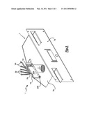 SYSTEM FOR RELEASE OR MOVEMENT OF A FLUID-DISPENSING HEAD diagram and image