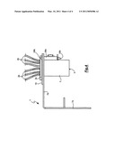 SYSTEM FOR RELEASE OR MOVEMENT OF A FLUID-DISPENSING HEAD diagram and image