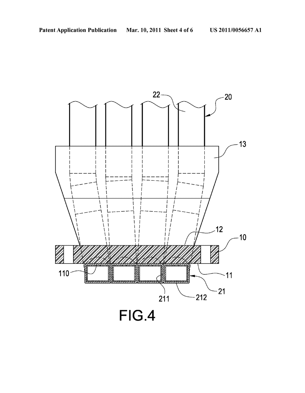 FIXING ASSEMBLY FOR HEAT-ABSORBING SURFACES OF JUXTAPOSED HEAT PIPES AND HEAT SINK HAVING THE SAME - diagram, schematic, and image 05