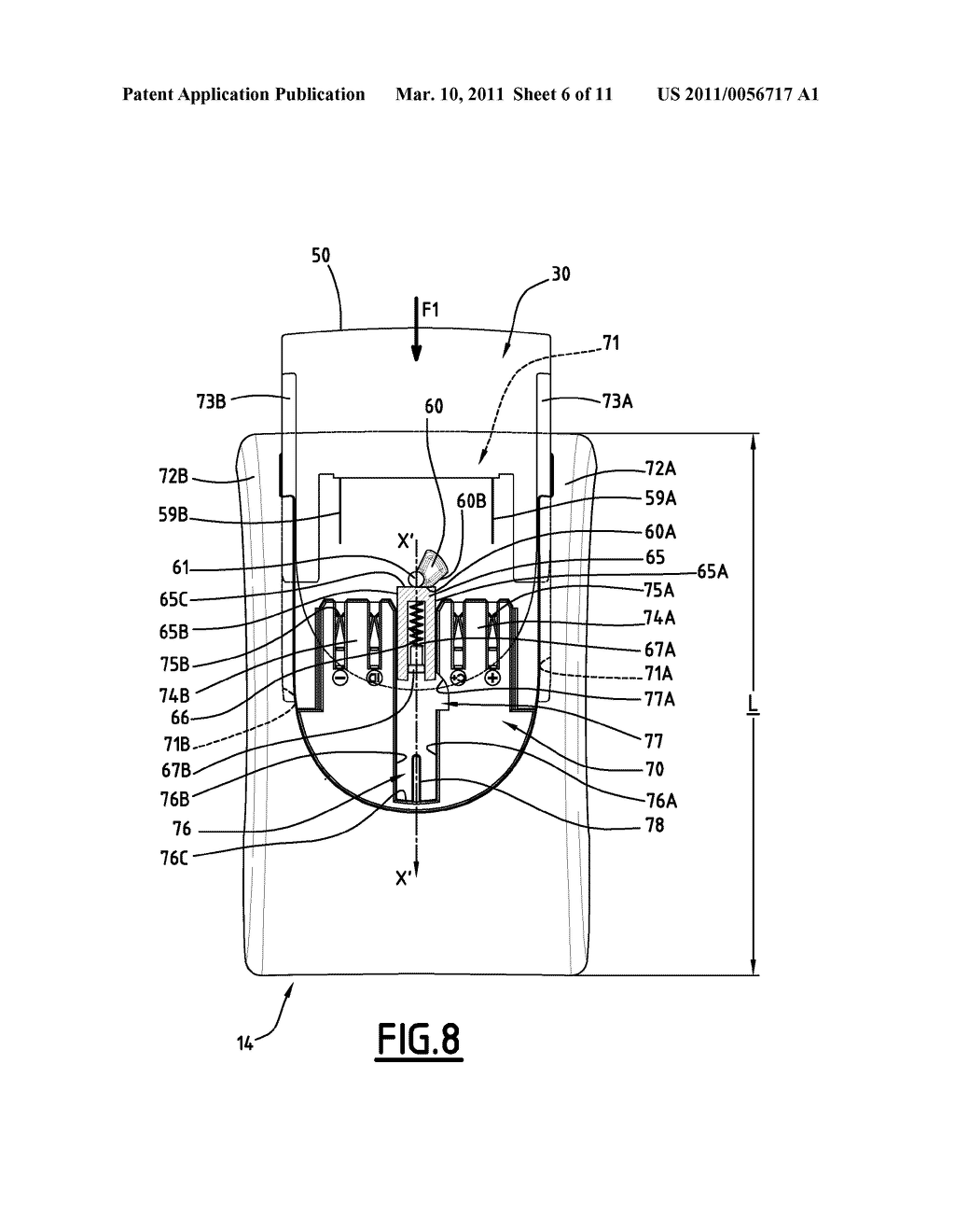 SELF-CONTAINED PORTABLE ELECTRICAL APPLIANCE WITH LOCK-ON ELECTRIC POWER PACK - diagram, schematic, and image 07