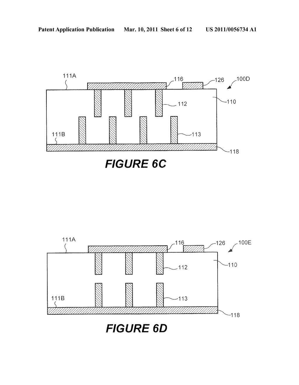 ELECTRONIC DEVICE SUBMOUNTS WITH THERMALLY CONDUCTIVE VIAS AND LIGHT EMITTING DEVICES INCLUDING THE SAME - diagram, schematic, and image 07
