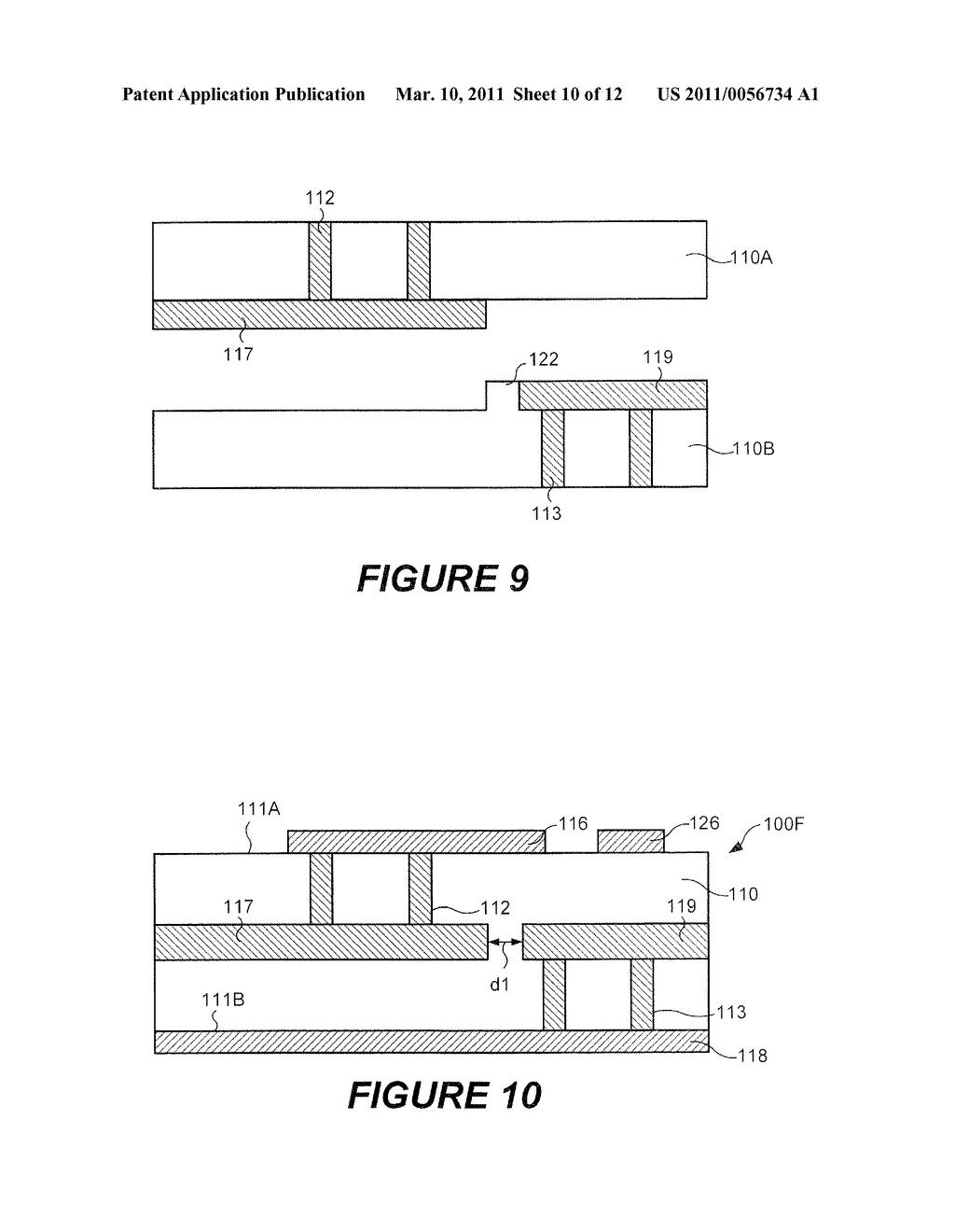 ELECTRONIC DEVICE SUBMOUNTS WITH THERMALLY CONDUCTIVE VIAS AND LIGHT EMITTING DEVICES INCLUDING THE SAME - diagram, schematic, and image 11