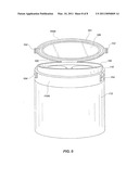 CONTACT LENS CONTAINER WITH SOLUTION INJECTION SYSTEM diagram and image