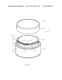 REFILLABLE PACKAGING DEVICE FOR A COSMETIC PRODUCT AND ASSOCIATED REFILL diagram and image