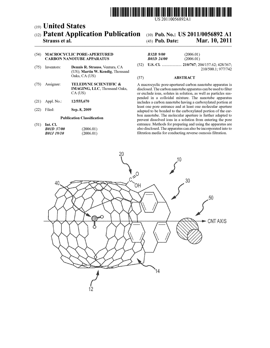 MACROCYCLIC PORE-APERTURED CARBON NANOTUBE APPARATUS - diagram, schematic, and image 01