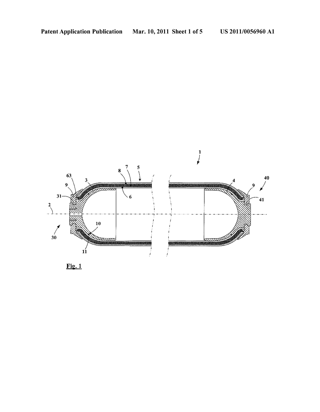 Pressurized Fluid Tank and Method and Apparatus for Producing One Such Tank - diagram, schematic, and image 02