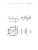 Plastic Preform and Single Container for Making a Dual-Container Dispenser diagram and image