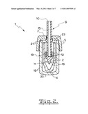 SINGLE DOSE NASAL SPRAY PUMP diagram and image