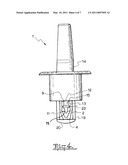 SINGLE DOSE NASAL SPRAY PUMP diagram and image