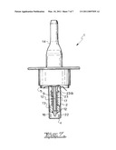 SINGLE DOSE NASAL SPRAY PUMP diagram and image