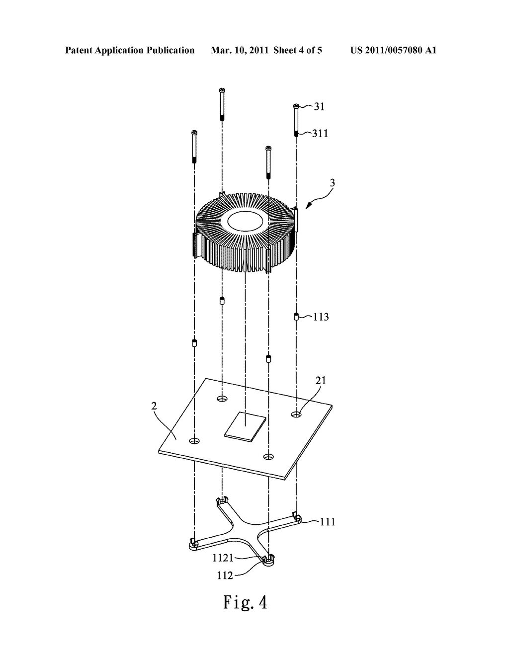 STRUCTURE FOR FIXING A BACKPLATE - diagram, schematic, and image 05