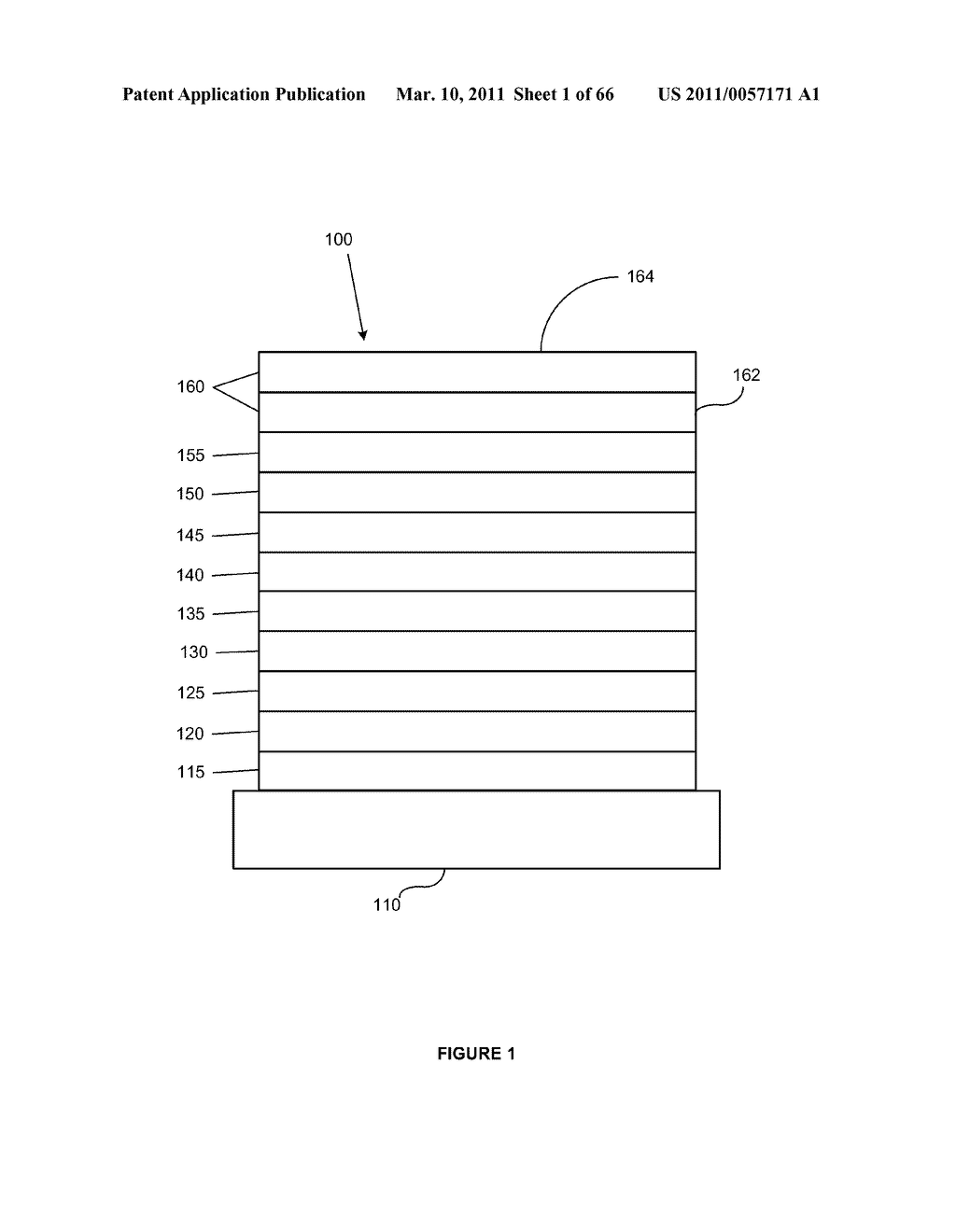 Long lifetime Phosphorescent Organic Light Emitting Device (OLED) Structures - diagram, schematic, and image 02