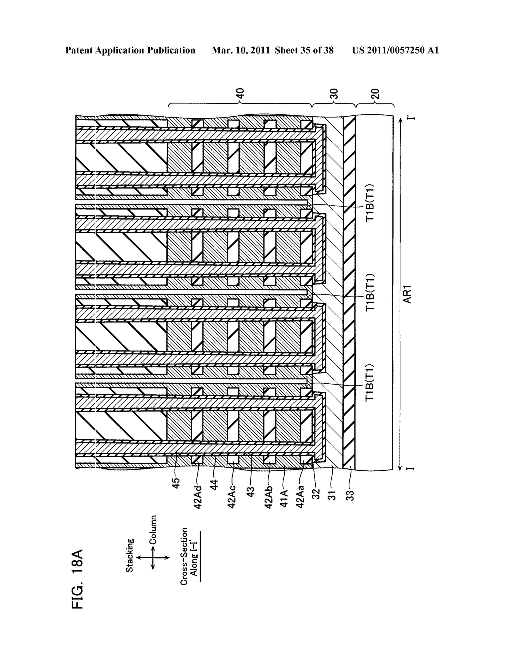 NONVOLATILE SEMICONDUCTOR MEMORY DEVICE AND METHOD OF MANUFACTURING THE SAME - diagram, schematic, and image 36