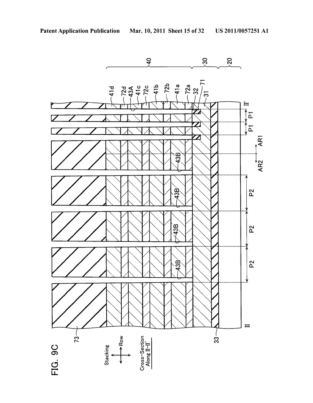 NONVOLATILE SEMICONDUCTOR MEMORY DEVICE AND METHOD OF MANUFACTURING THE SAME - diagram, schematic, and image 16
