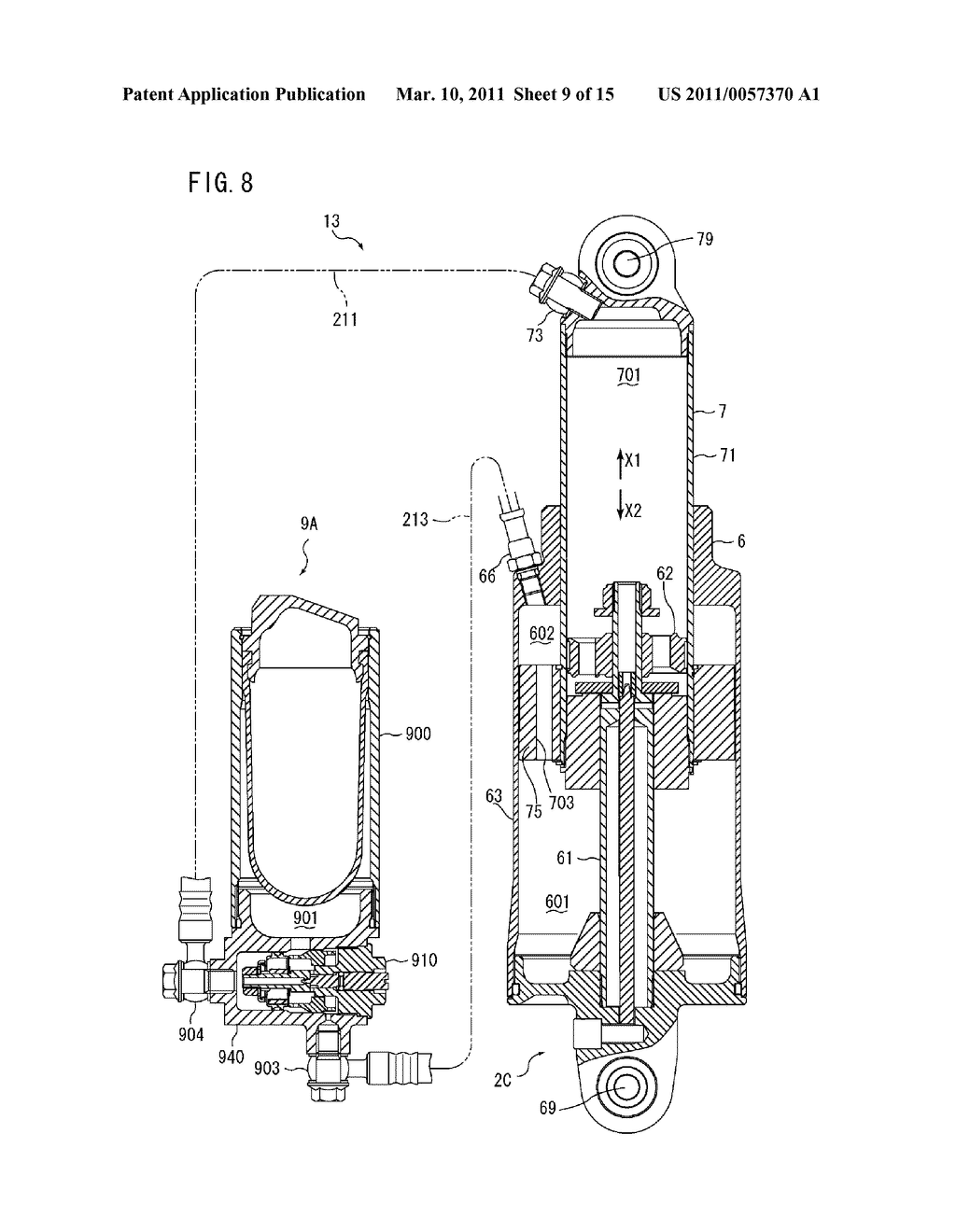 CUSHION DEVICE AND MOTORCYCLE - diagram, schematic, and image 10