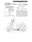 LUGGAGE SUPPORT HOOK FOR A SCOOTER-TYPE MOTORCYCLE, AND MOTORCYCLE INCORPORATING SAME diagram and image