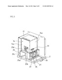 ARRANGEMENT STRUCTURE FOR CONTROL BOX AND ELECTRIC POWER CONVERTER IN FRAME-MOUNTED ENGINE GENERATOR diagram and image