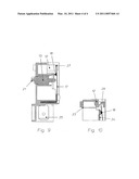 Device for locking the porthole door of washing and drying machines diagram and image