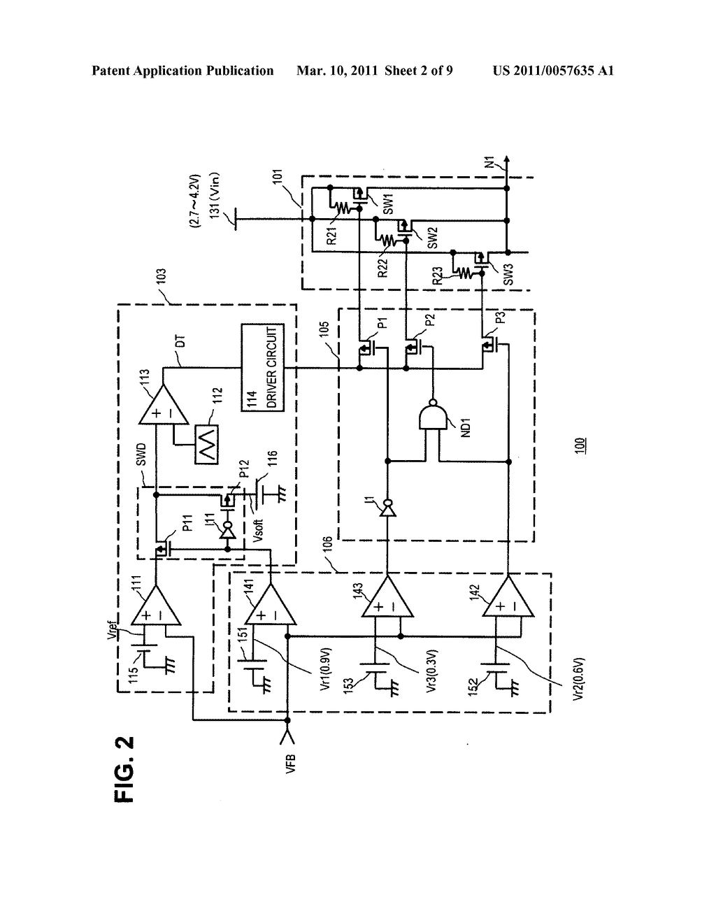 Switching regulator - diagram, schematic, and image 03