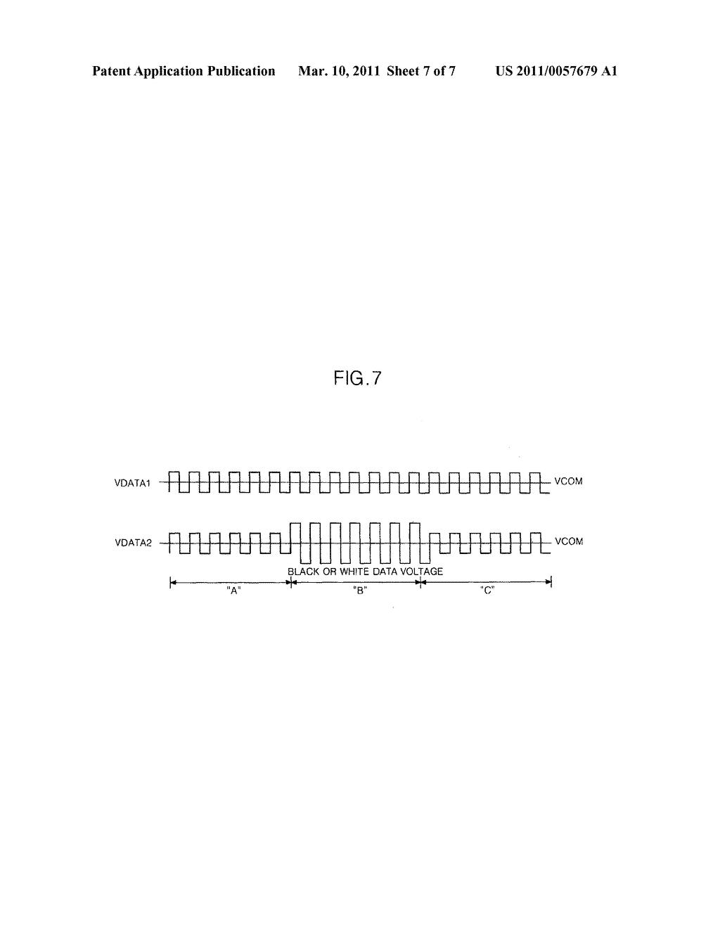 LIQUID CRYSTAL DISPLAY DEVICE WITH DATA SWITCHING THIN FILM TRANSISTOR FOR INSPECTION AND INSPECTION METHOD THEREOF - diagram, schematic, and image 08