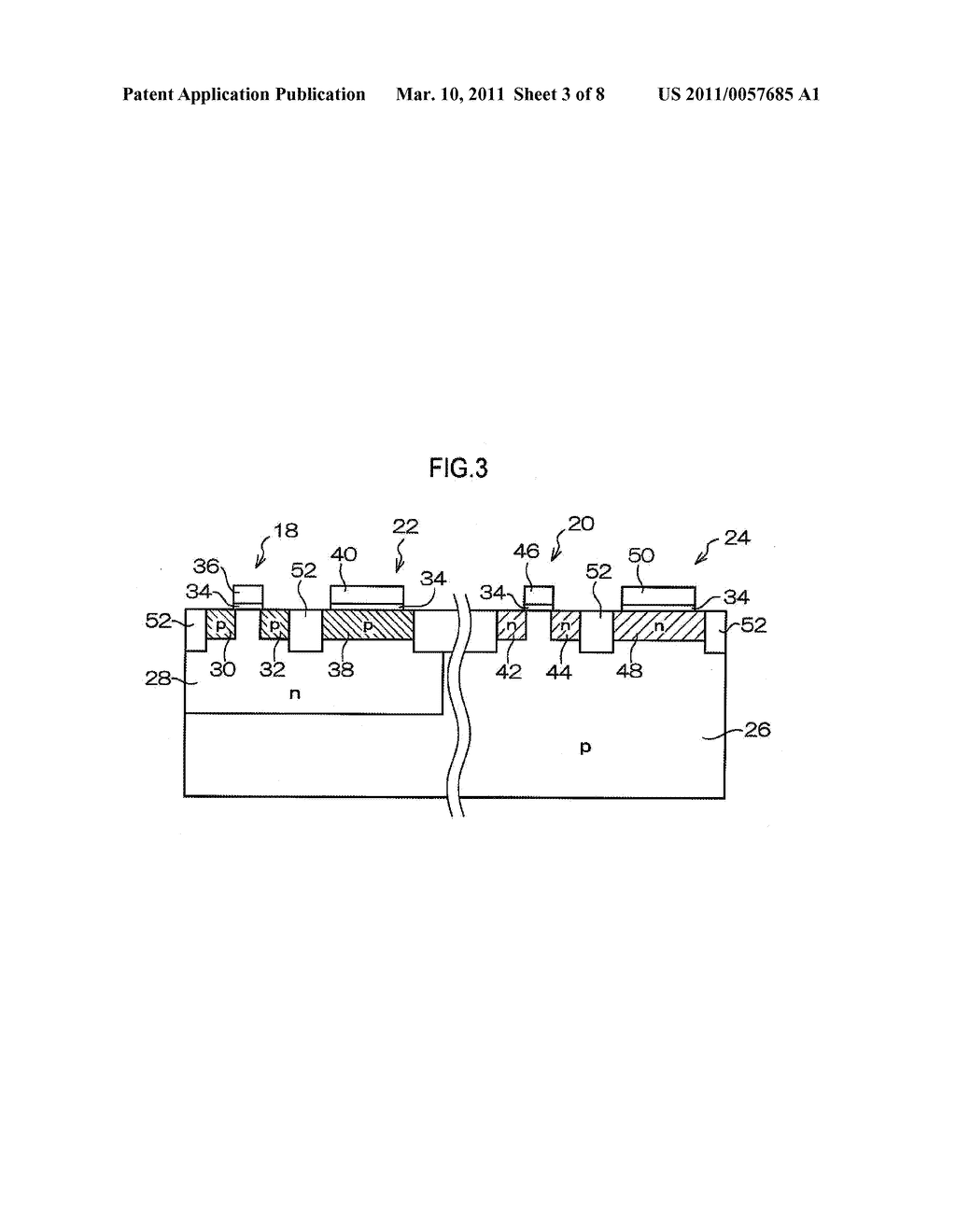 SEMICONDUCTOR DEVICE, METHOD OF FABRICATING SEMICONDUCTOR DEVICE, AND SEMICONDUCTOR DEVICE LAYOUT METHOD - diagram, schematic, and image 04