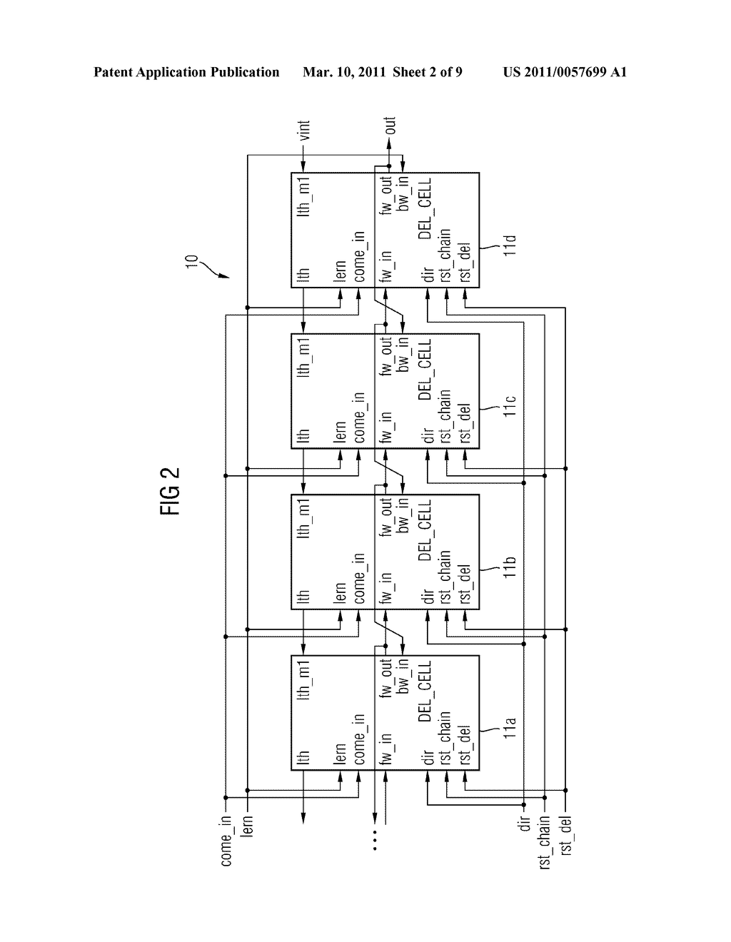 INTEGRATED CIRCUIT AND PROGRAMMABLE DELAY - diagram, schematic, and image 03