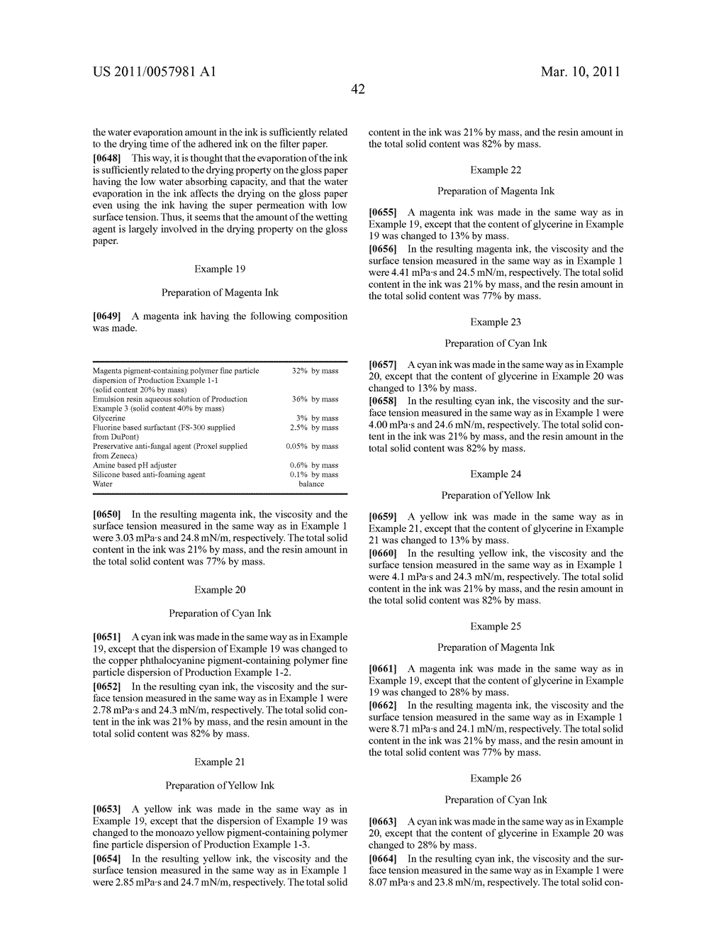 RECORDING INK AS WELL AS INK MEDIA SET, INK CARTRIDGE, INK RECORDED MATTER, INKJET RECORDING APPARATUS AND INKJET RECORDING METHOD - diagram, schematic, and image 69