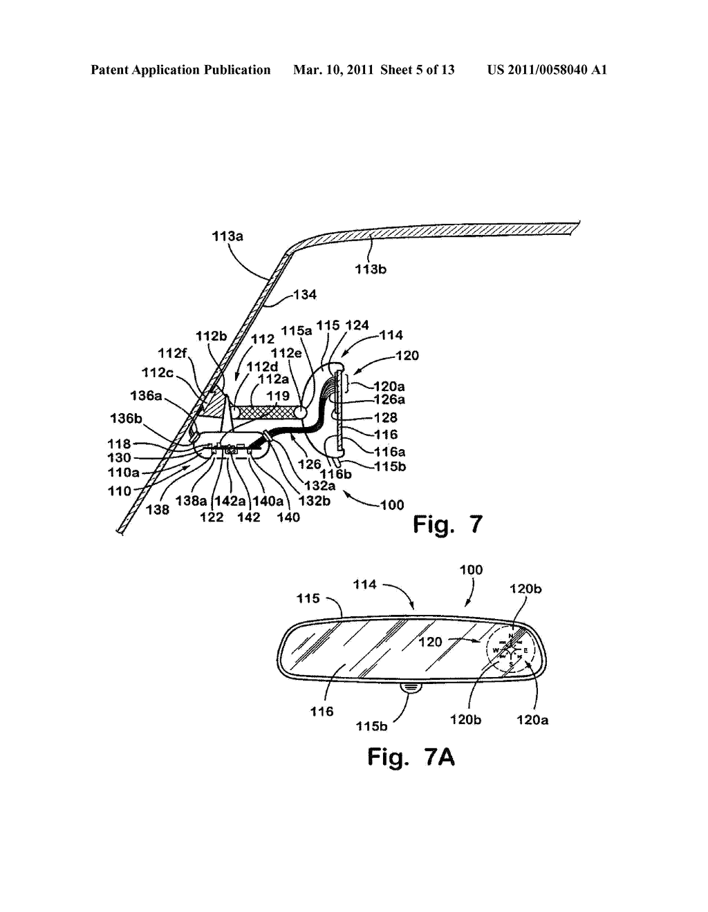 VEHICULAR INTERIOR REARVIEW INFORMATION MIRROR SYSTEM - diagram, schematic, and image 06