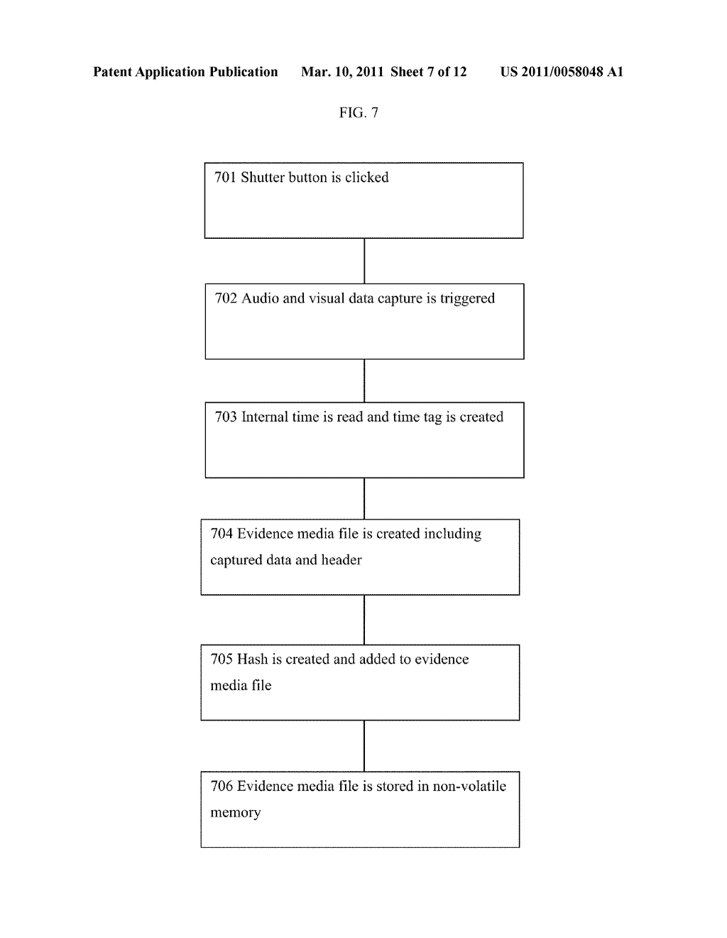 APPARATUS, METHOD AND SYSTEM FOR COLLECTING AND UTILIZING DIGITAL EVIDENCE - diagram, schematic, and image 08