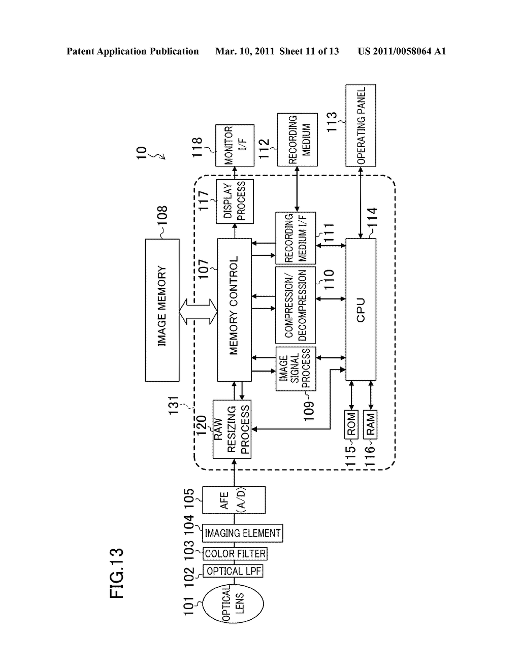 IMAGING DEVICE, IMAGE PROCESSING METHOD, IMAGE PROCESSING PROGRAM AND SEMICONDUCTOR INTEGRATED CIRCUIT - diagram, schematic, and image 12