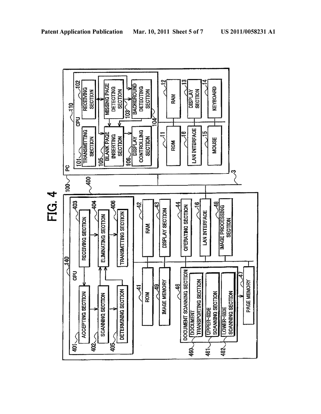 Image Scanning Device, Image Scanning Method, Image Display Controlling Device, Image Display Controlling Method, Image Processing System, and Computer Program - diagram, schematic, and image 06