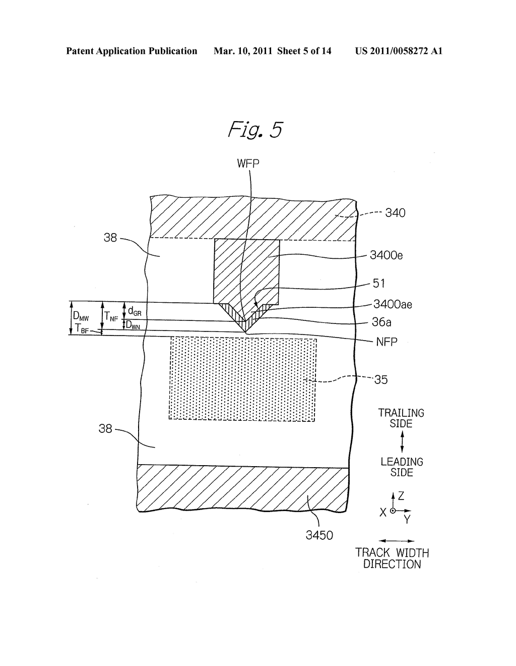 Thermally-Assisted Magnetic Recording Head Comprising Near-Field Light Generator - diagram, schematic, and image 06