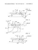 Reflective surface road flare diagram and image