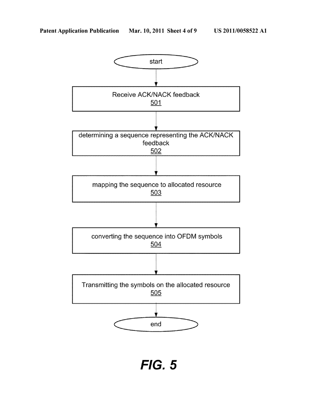 METHOD AND APPARATUS FOR TRANSMITTING AN ACK/NACK SIGNAL IN A WIRELESS COMMUNICATION SYSTEM - diagram, schematic, and image 05