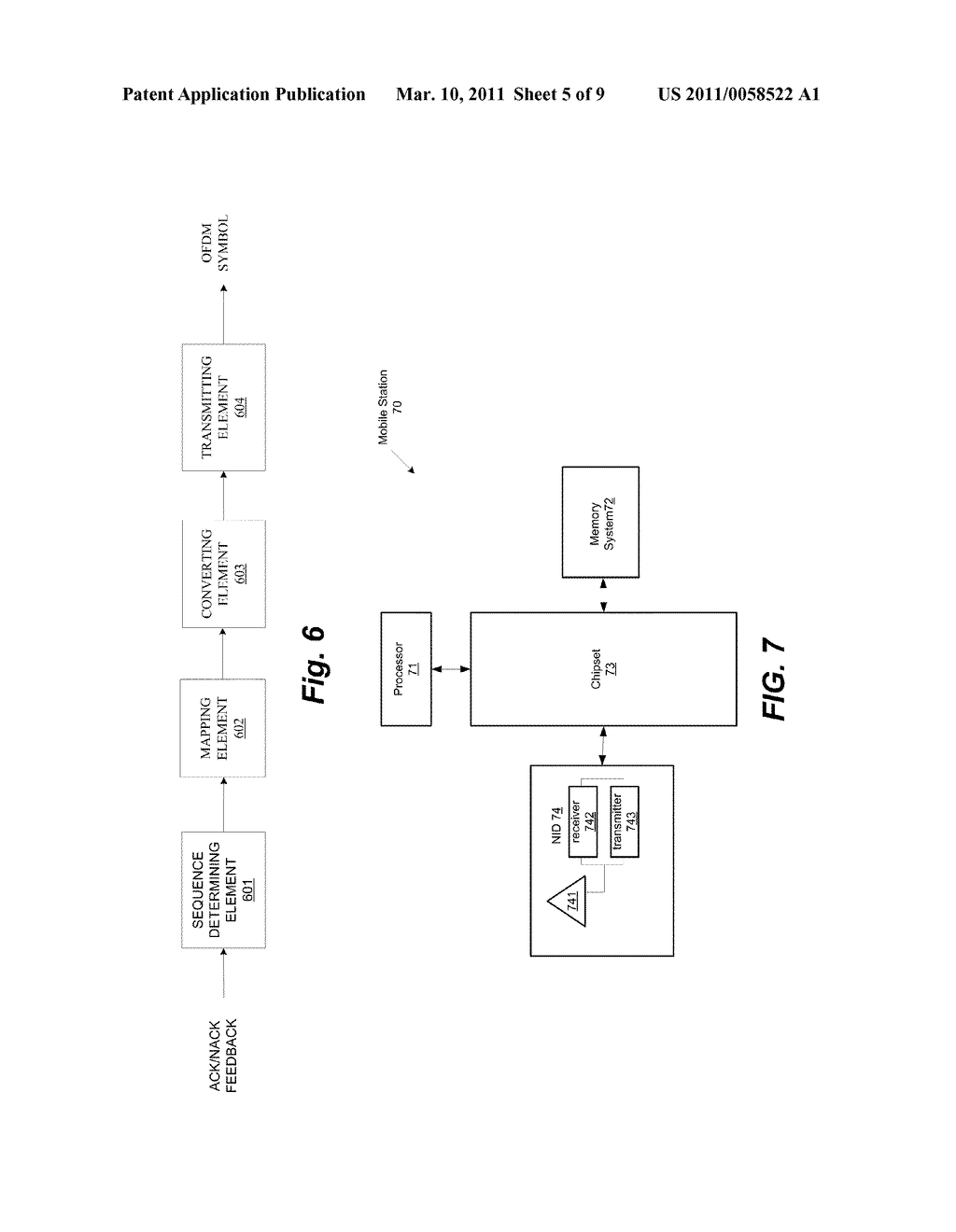 METHOD AND APPARATUS FOR TRANSMITTING AN ACK/NACK SIGNAL IN A WIRELESS COMMUNICATION SYSTEM - diagram, schematic, and image 06