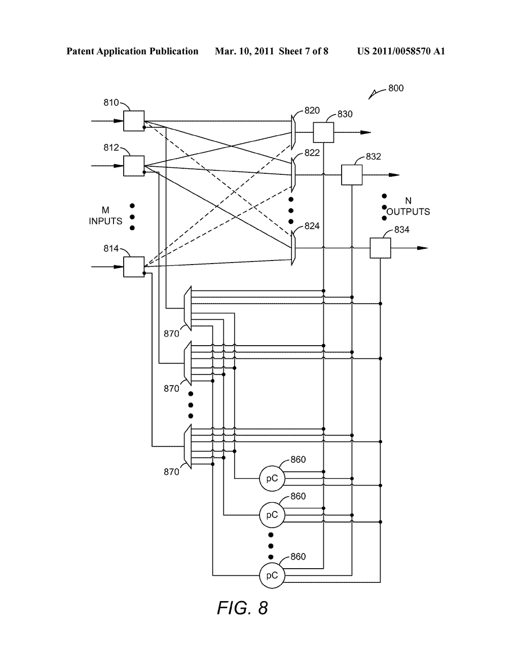 PROGRAMMABLE CROSSBAR STRUCTURES IN ASYNCHRONOUS SYSTEMS - diagram, schematic, and image 08